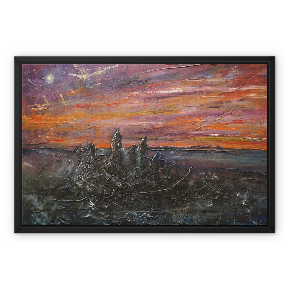 Storr Moonlight Skye Painting | Framed Canvas From Scotland