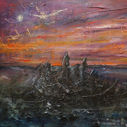 Storr Moonlight Skye Wooden Art Block