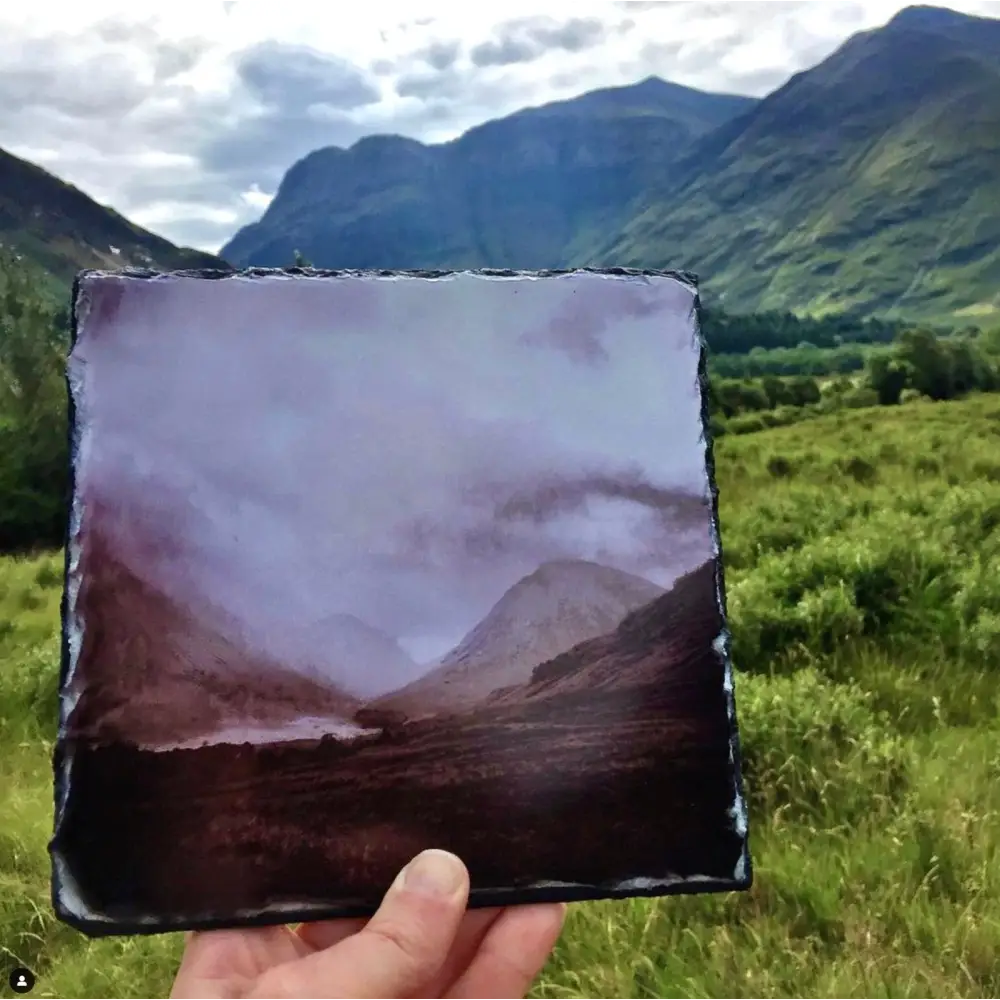 Kevin Hunter Scottish Slate Art from Storr Skye