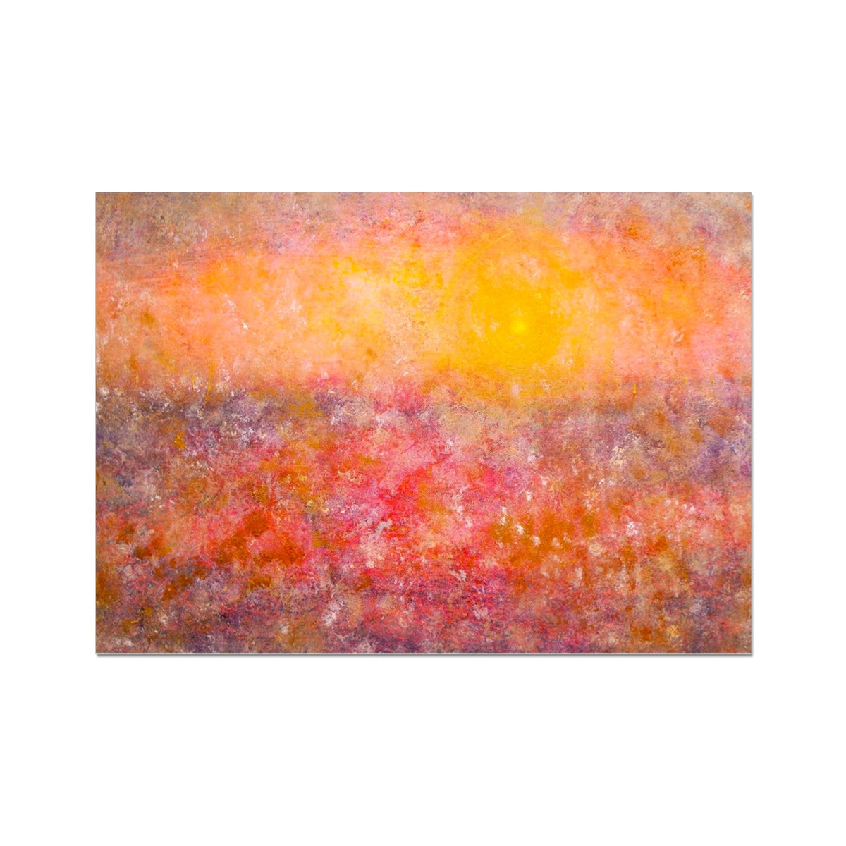 Sunrise Mist Horizon Abstract Prints | Abstract & Impressionistic Art Gallery | Paintings, Prints, Homeware and Art Gifts From Scotland By Scottish Artist Kevin Hunter