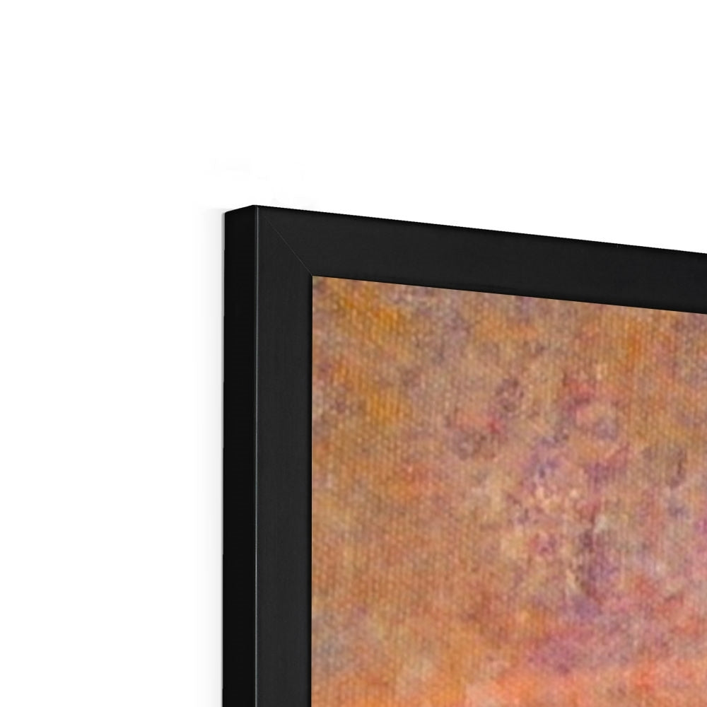 Sunrise Mist Horizon Abstract Painting | Framed Prints From Scotland