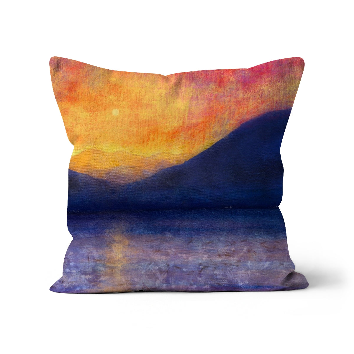 Sunset Approaching Mull Art Gifts Cushion