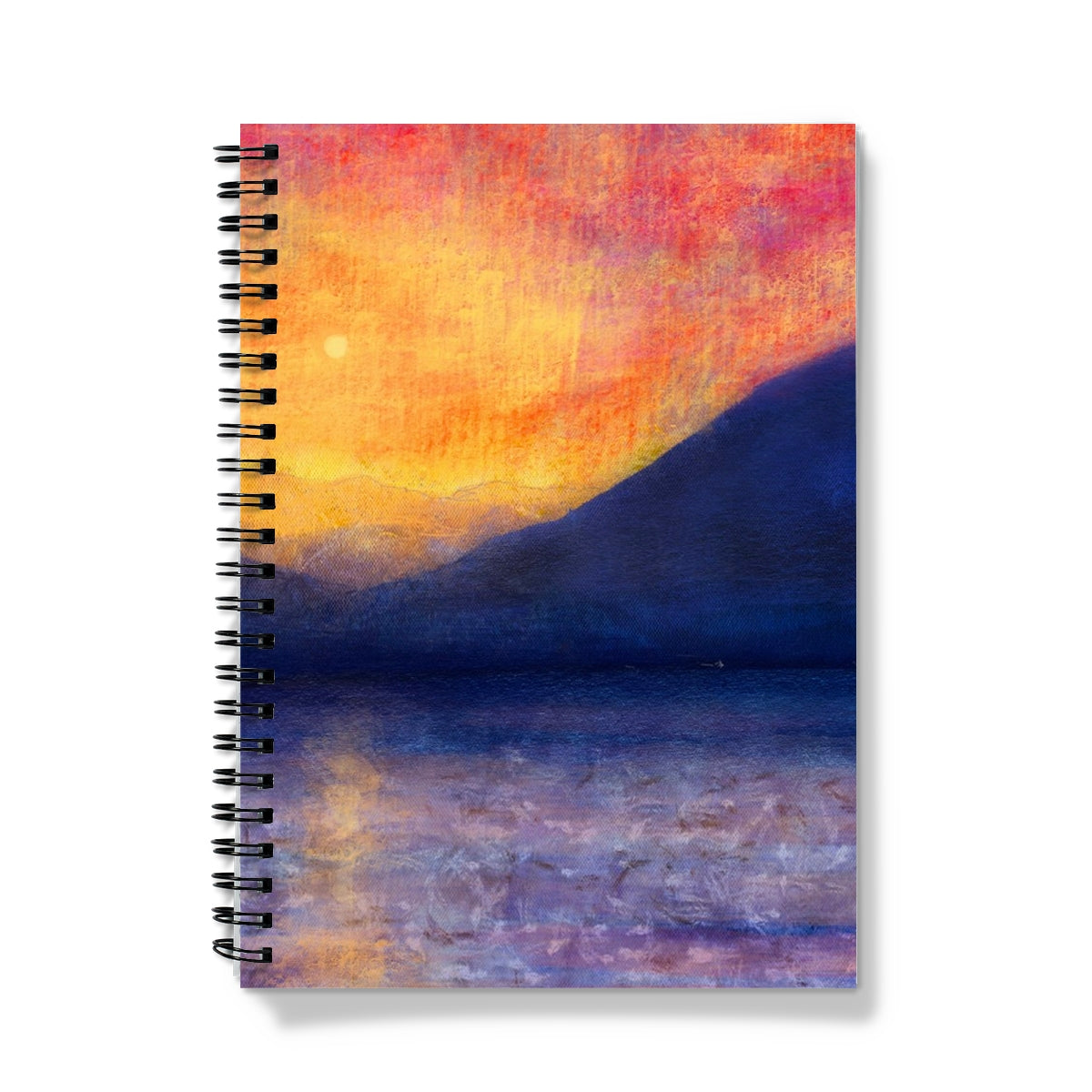 Sunset Approaching Mull Art Gifts Notebook