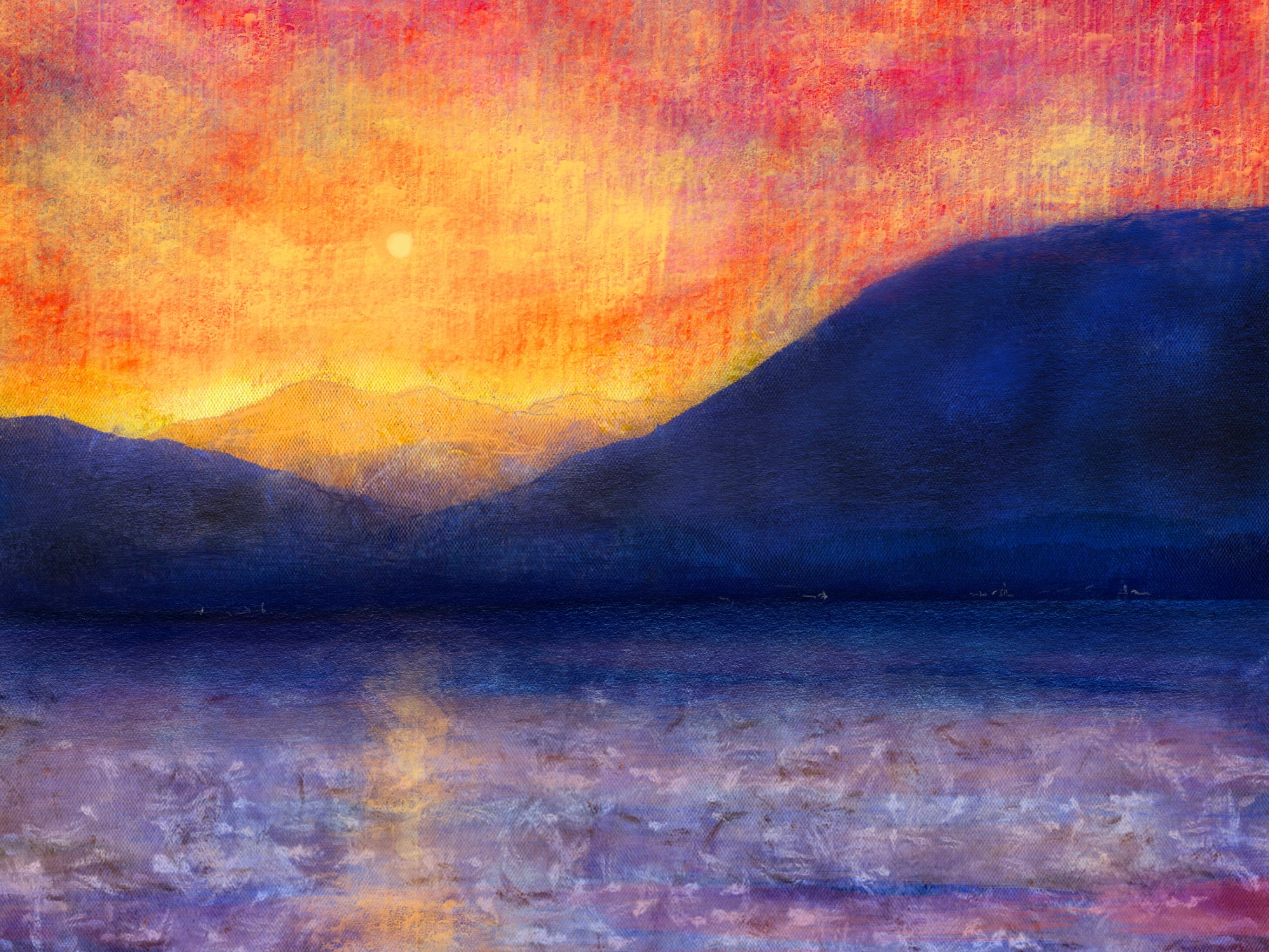 Sunset Approaching Mull Art Prints
