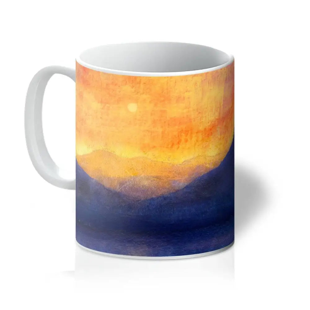 Sunset Approaching Mull Ceramic Art Mug