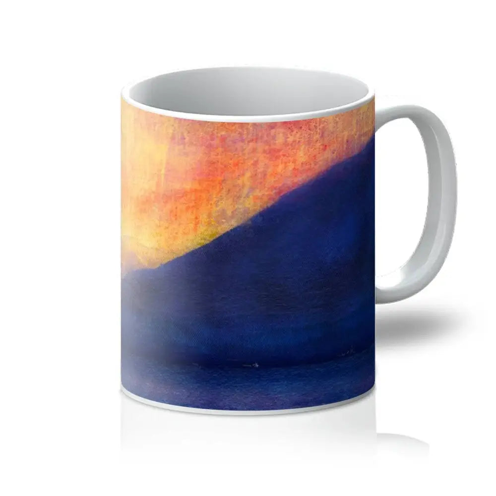 Sunset Approaching Mull Ceramic Art Mug