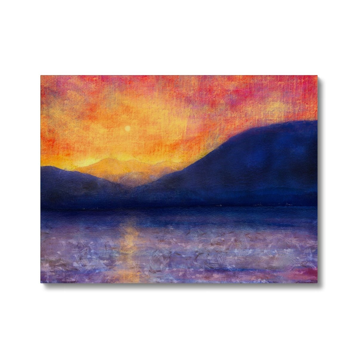 Sunset Approaching Mull Painting | Canvas Prints From Scotland