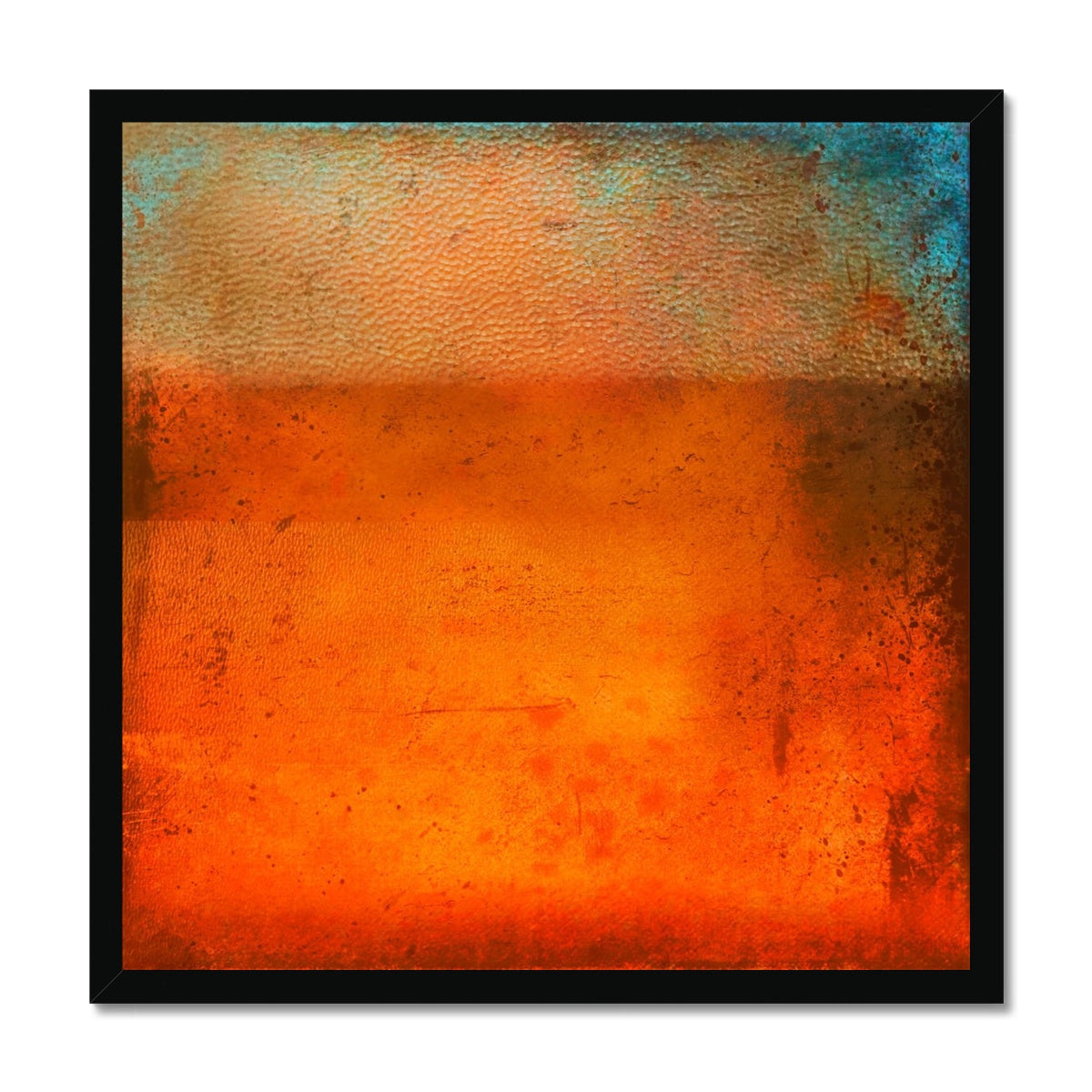 Sunset Horizon Abstract Painting | Framed Prints From Scotland