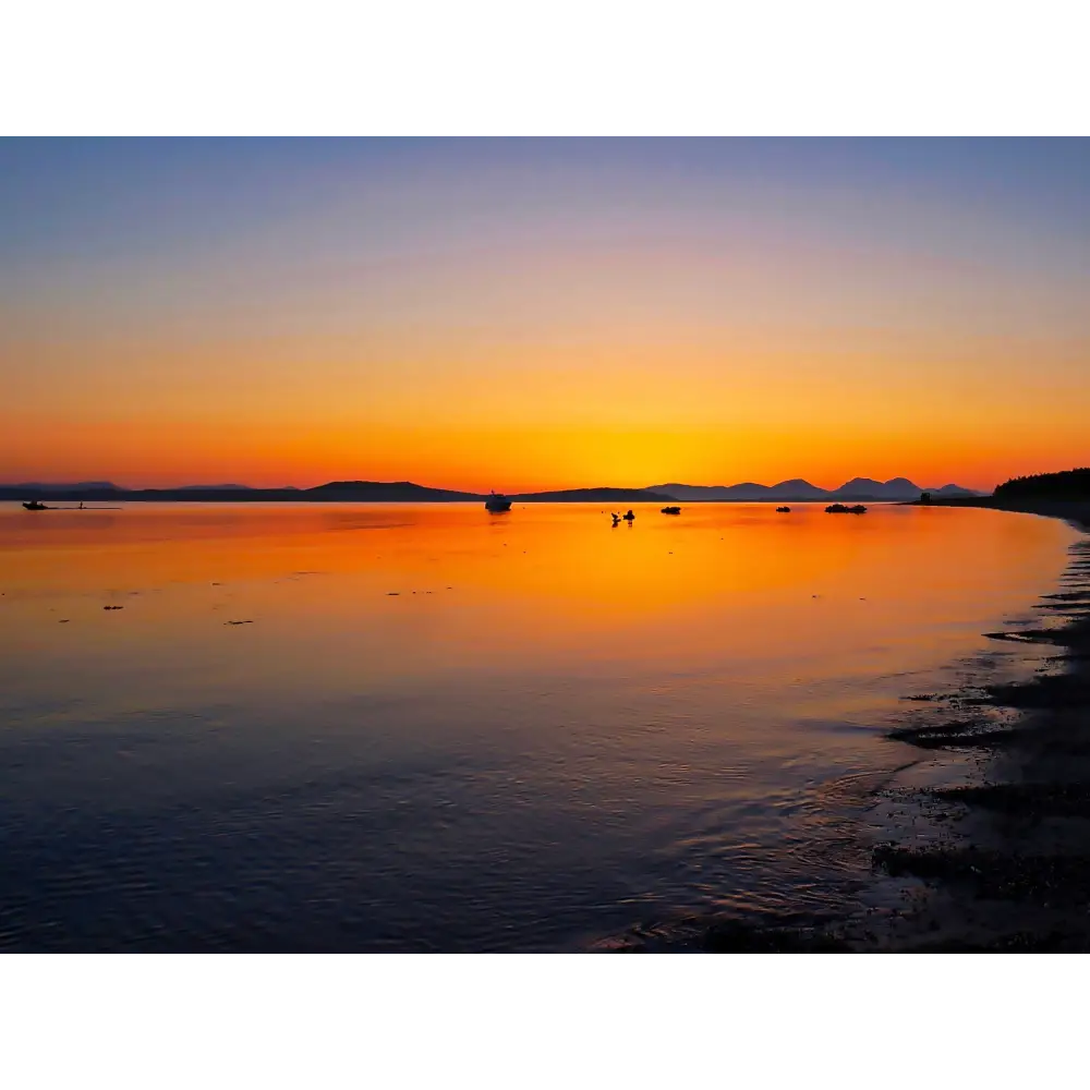 Sunset Over Gigha Jura Photography Prints