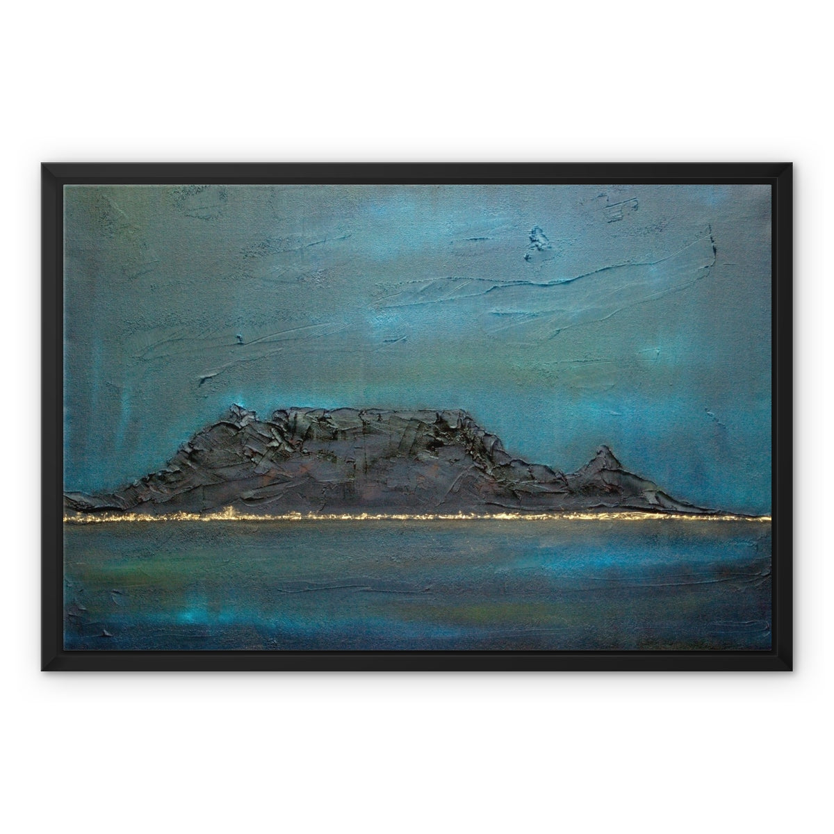 Table Mountain Dusk Painting | Framed Canvas Prints From Scotland