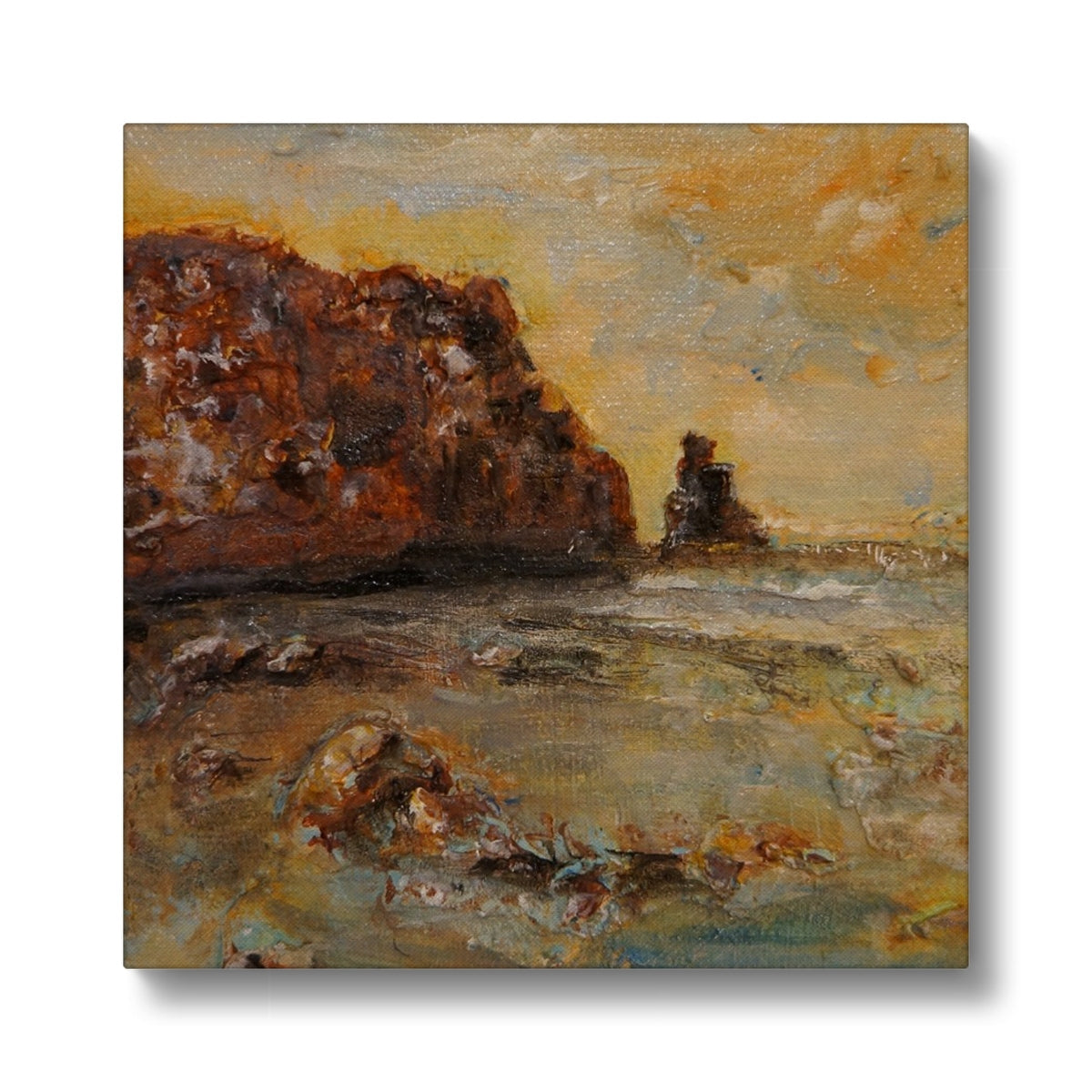 Talisker Bay Skye Eco Art Canvas Print | Scottish Art Gifts