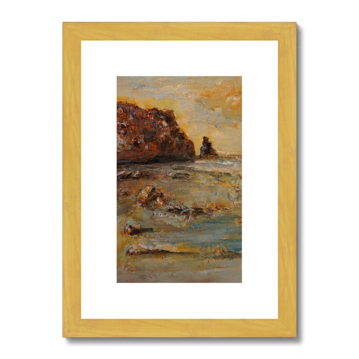 Talisker Bay Skye Painting | Antique Framed & Mounted Prints From Scotland