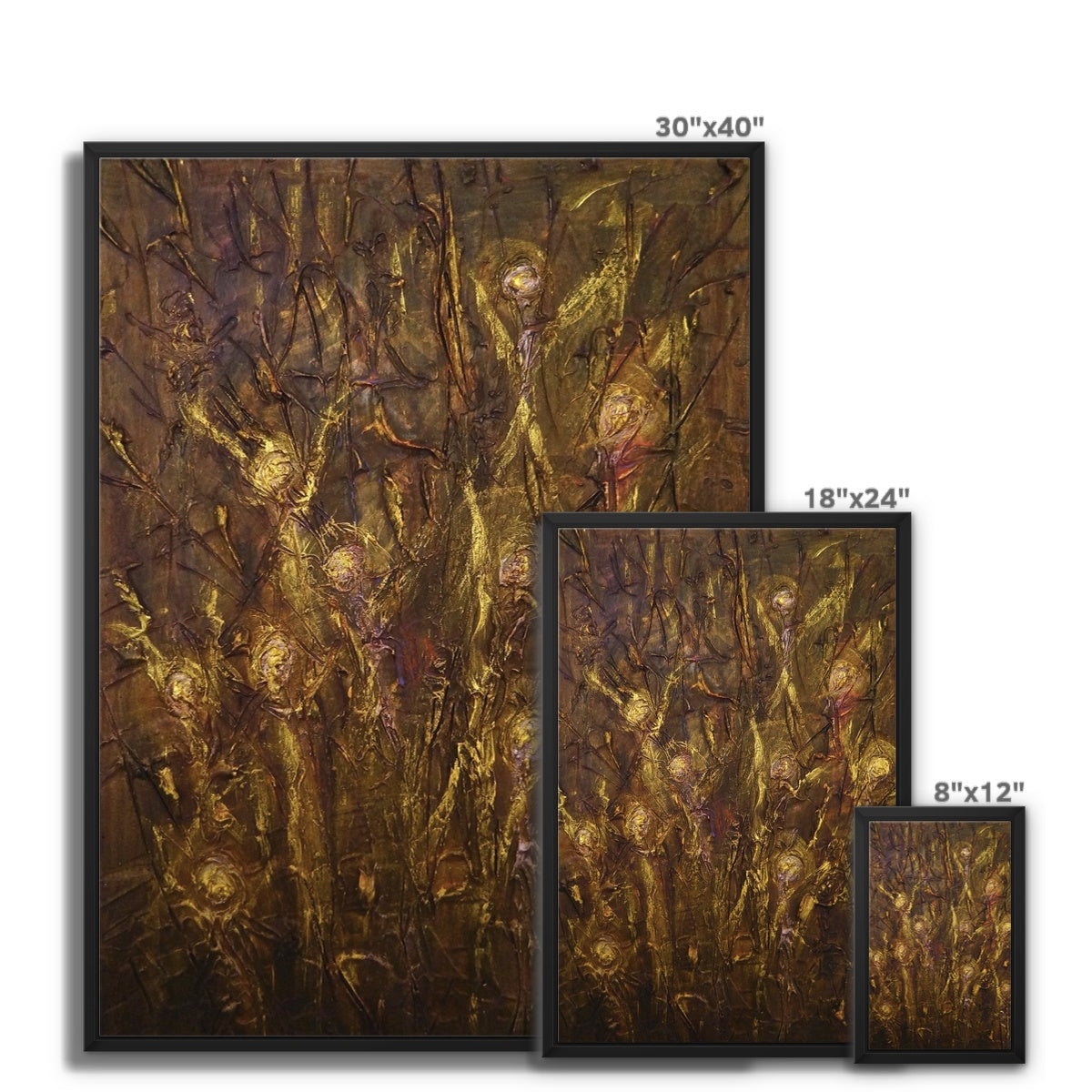 The Alloway Auld Kirk Witches Framed Canvas