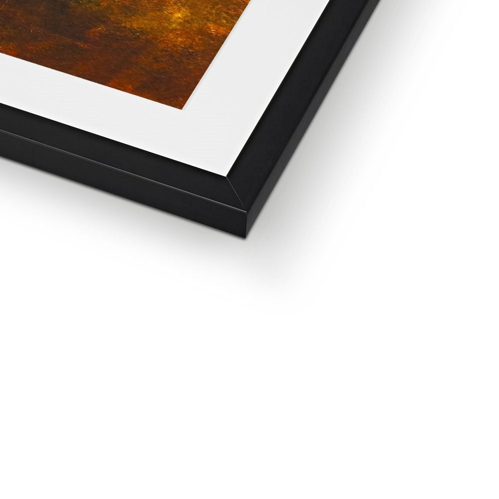 The Autumn Wood Abstract Painting | Framed & Mounted Prints From Scotland