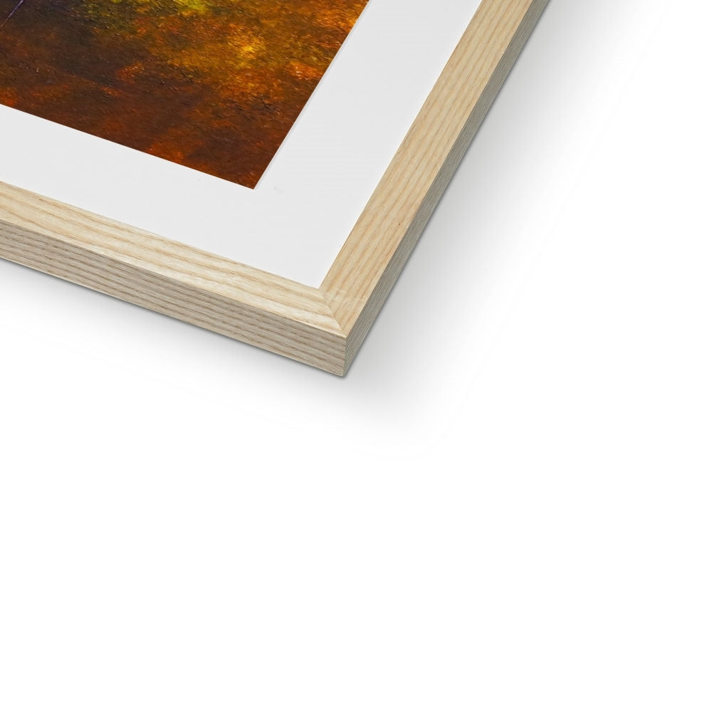 The Autumn Wood Abstract Painting | Framed & Mounted Prints From Scotland