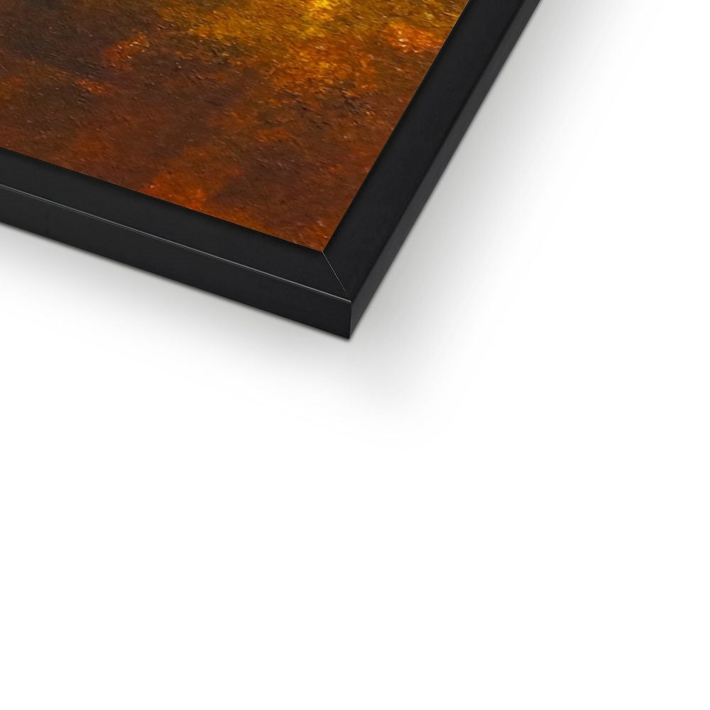 The Autumn Wood Abstract Painting | Framed Prints From Scotland