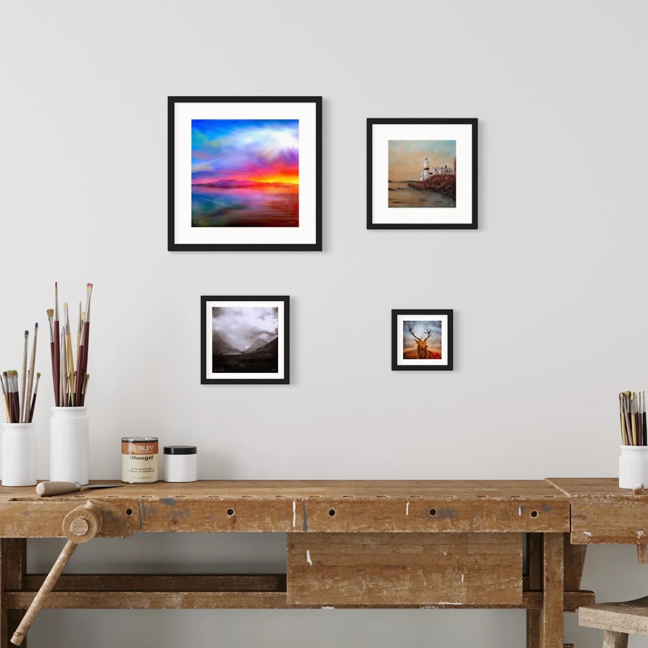 The Blue Door Bothy | Scotland In Your Pocket Framed Prints