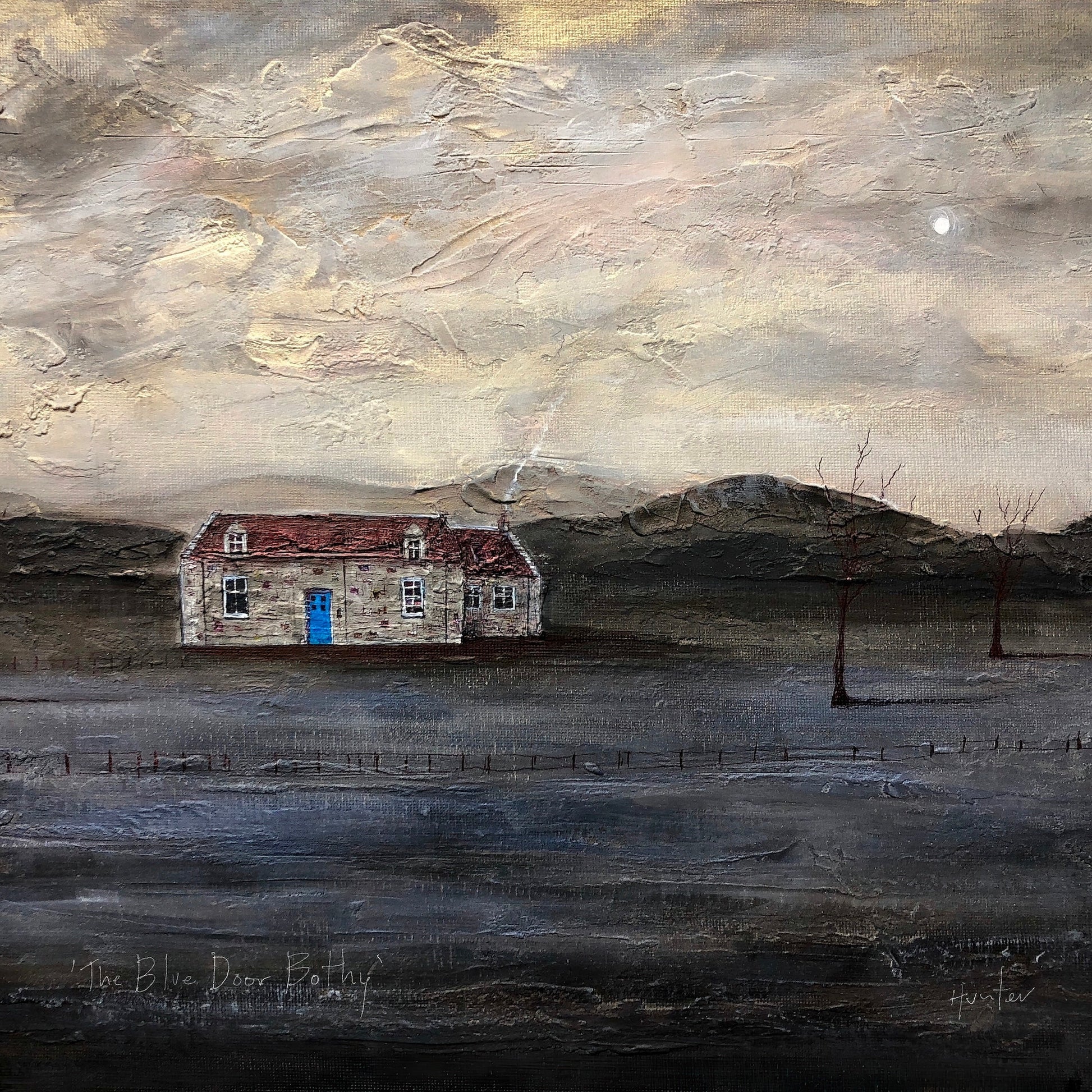 The Blue Door Bothy | Scotland In Your Pocket | Scottish Art Gifts