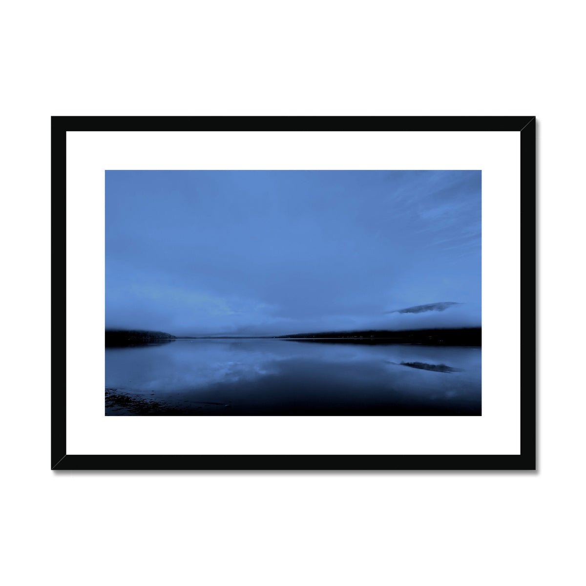 The Blue Hour Loch Fyne Painting | Framed & Mounted Prints From Scotland