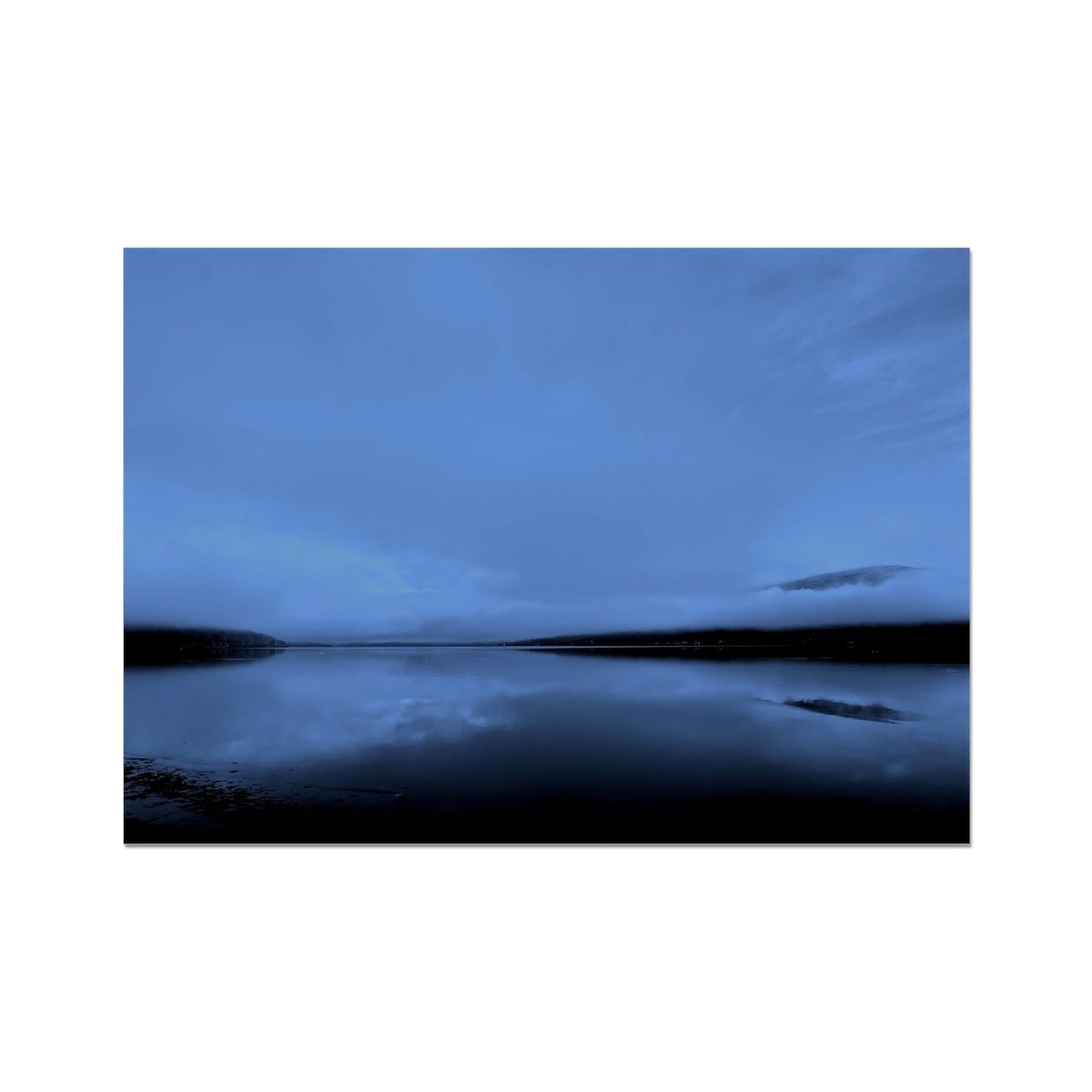 The Blue Hour Loch Fyne Painting | Signed Art Prints From Scotland | By Scottish Artist Hunter