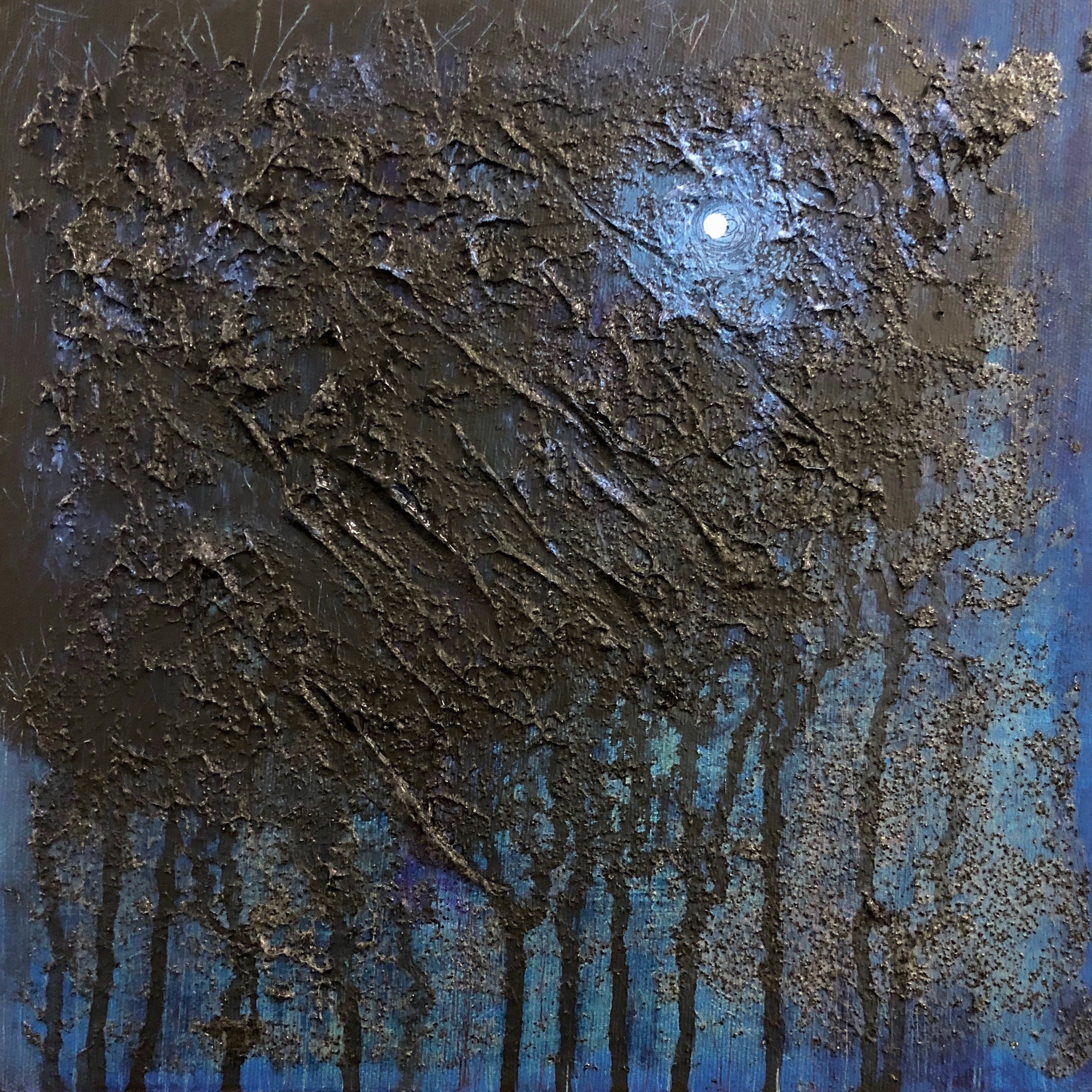 The Blue Moon Wood Art Prints.