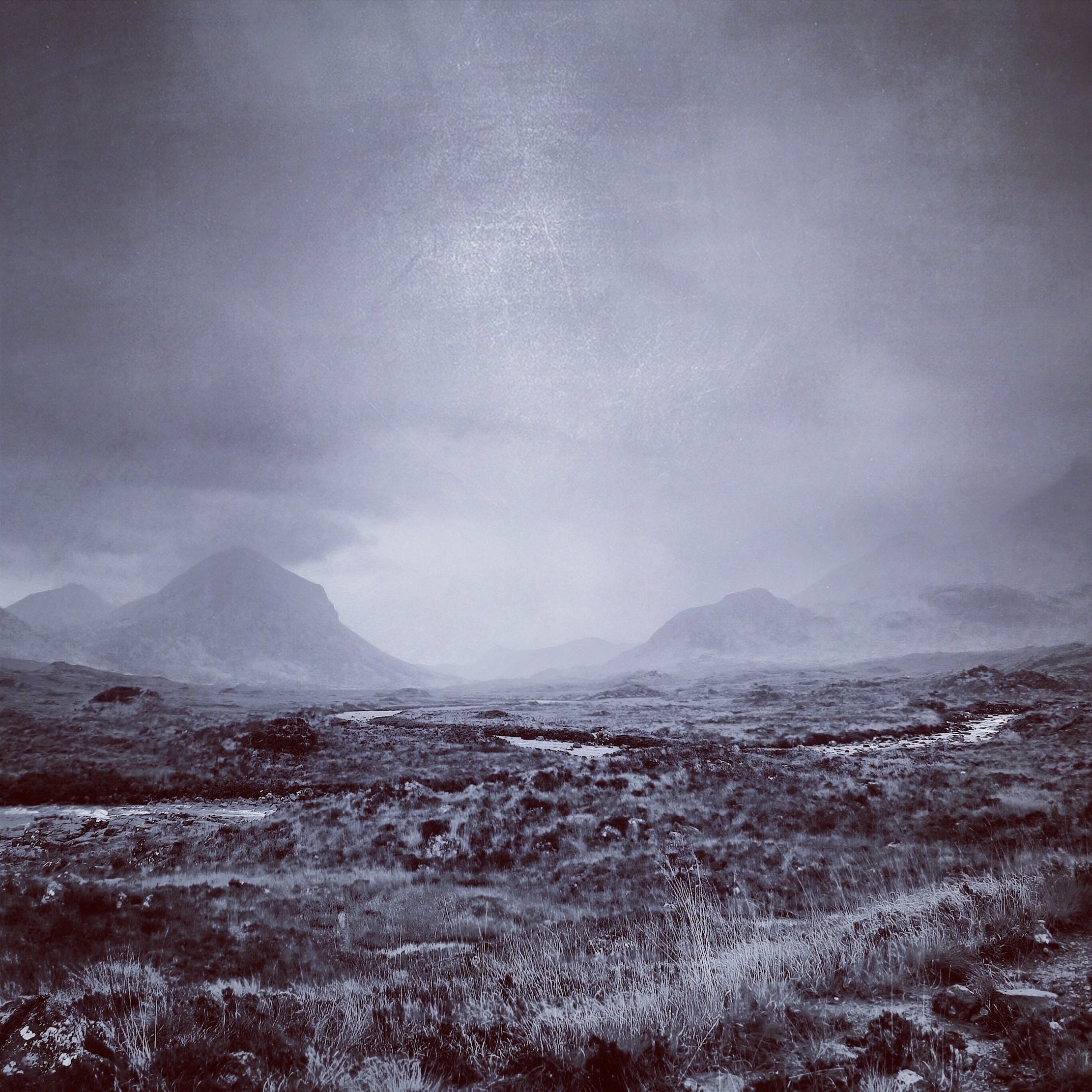 The Brooding Cuillin Statement Interior Wall Art Canvas.