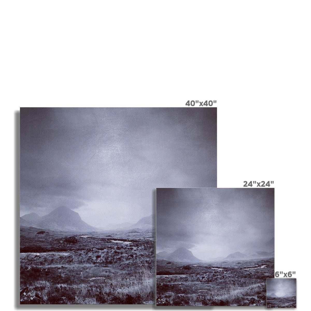 The Brooding Cuillin Fine Art Print.