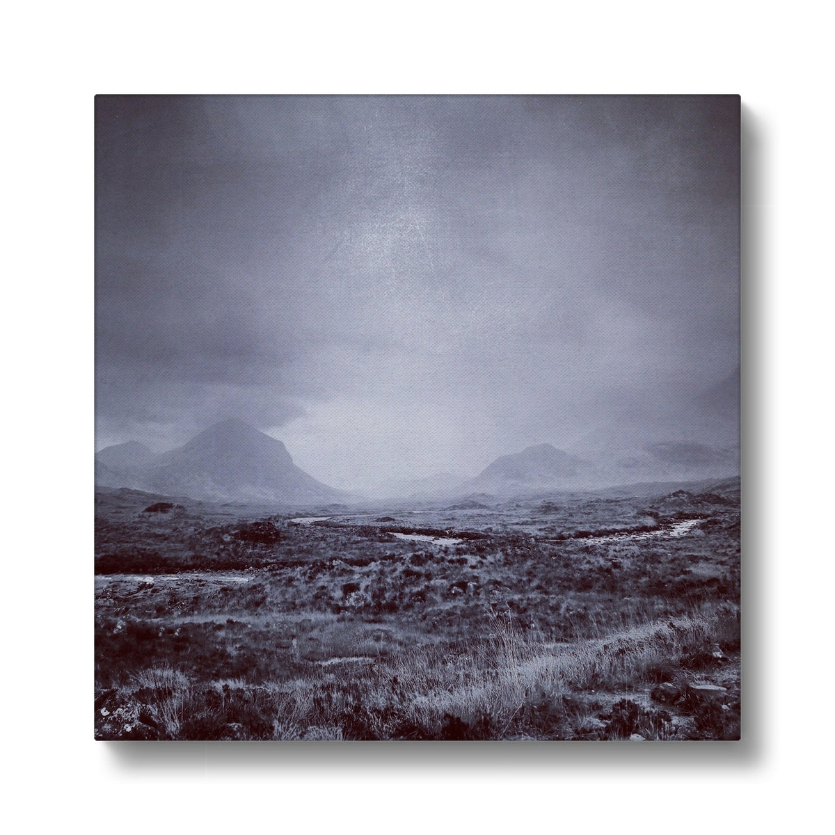 The Brooding Cuillin Skye Eco Art Canvas Print | Scottish Art Gifts