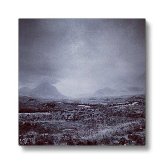 The Brooding Cuillin Skye Eco Art Canvas Print | Scottish Art Gifts