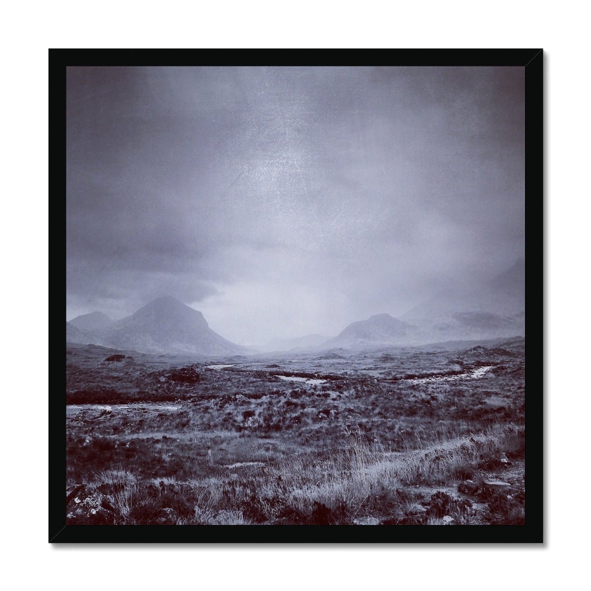 The Brooding Cuillin Skye Painting | Framed Prints From Scotland