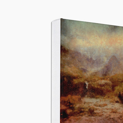 The Brooding Fairy Pools Eco Art Canvas Print | Scottish Art Gifts