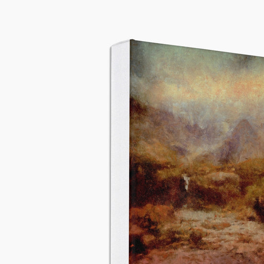 The Brooding Fairy Pools Eco Art Canvas Print | Scottish Art Gifts