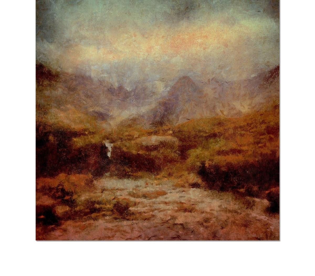 The Brooding Fairy Pools Skye-art-painting-scotland