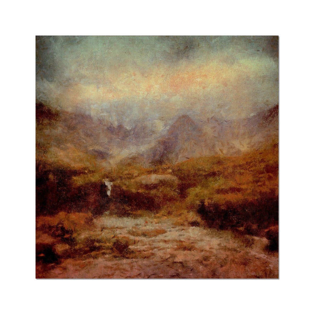 The Brooding Fairy Pools Skye Painting | Fine Art Prints From Scotland