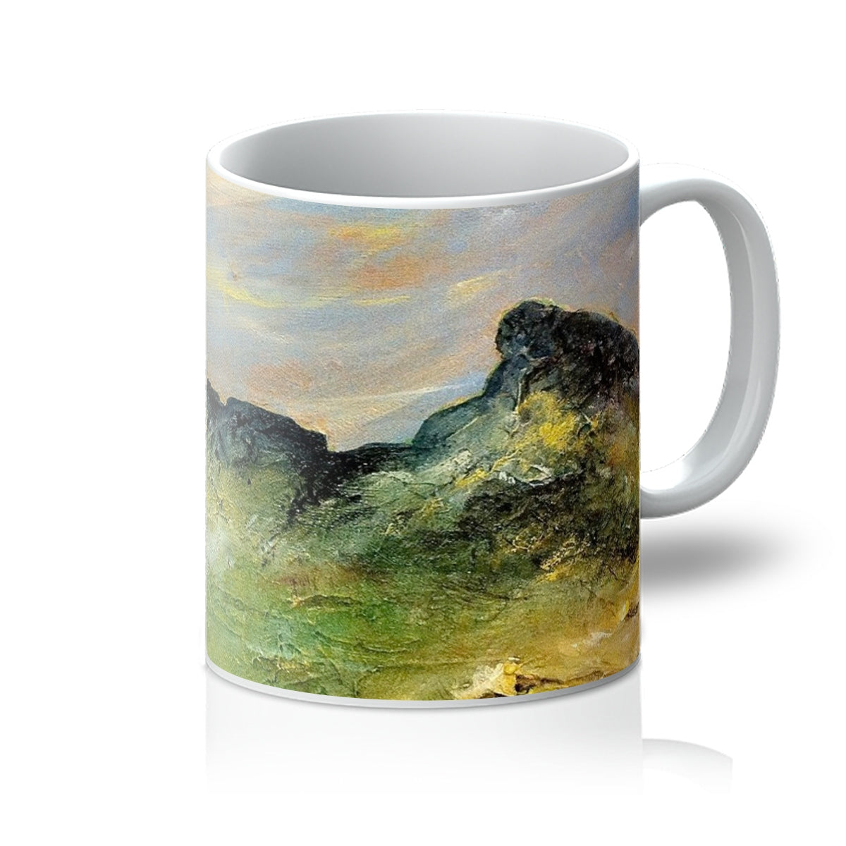 The Cobbler Art Gifts Mug | Scottish Lochs & Mountains Art Gallery | Paintings, Prints, Homeware and Art Gifts From Scotland By Scottish Artist Kevin Hunter