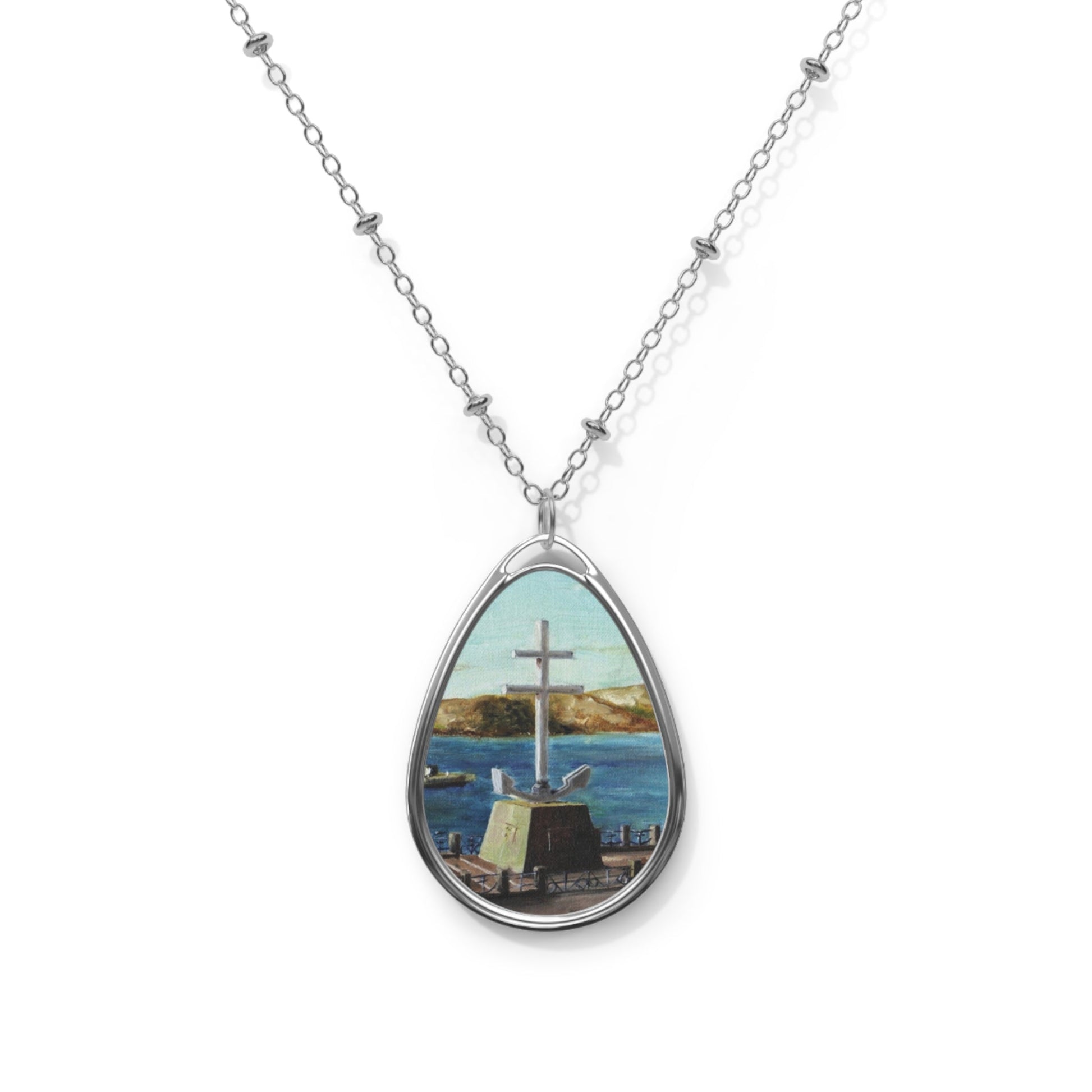 The Cross Of Lorraine Art Necklace | Scottish Art Gifts