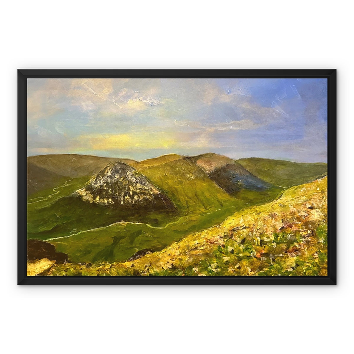 The Devil’s Point From Cairn a Mhaim Painting | Framed Canvas Prints From Scotland