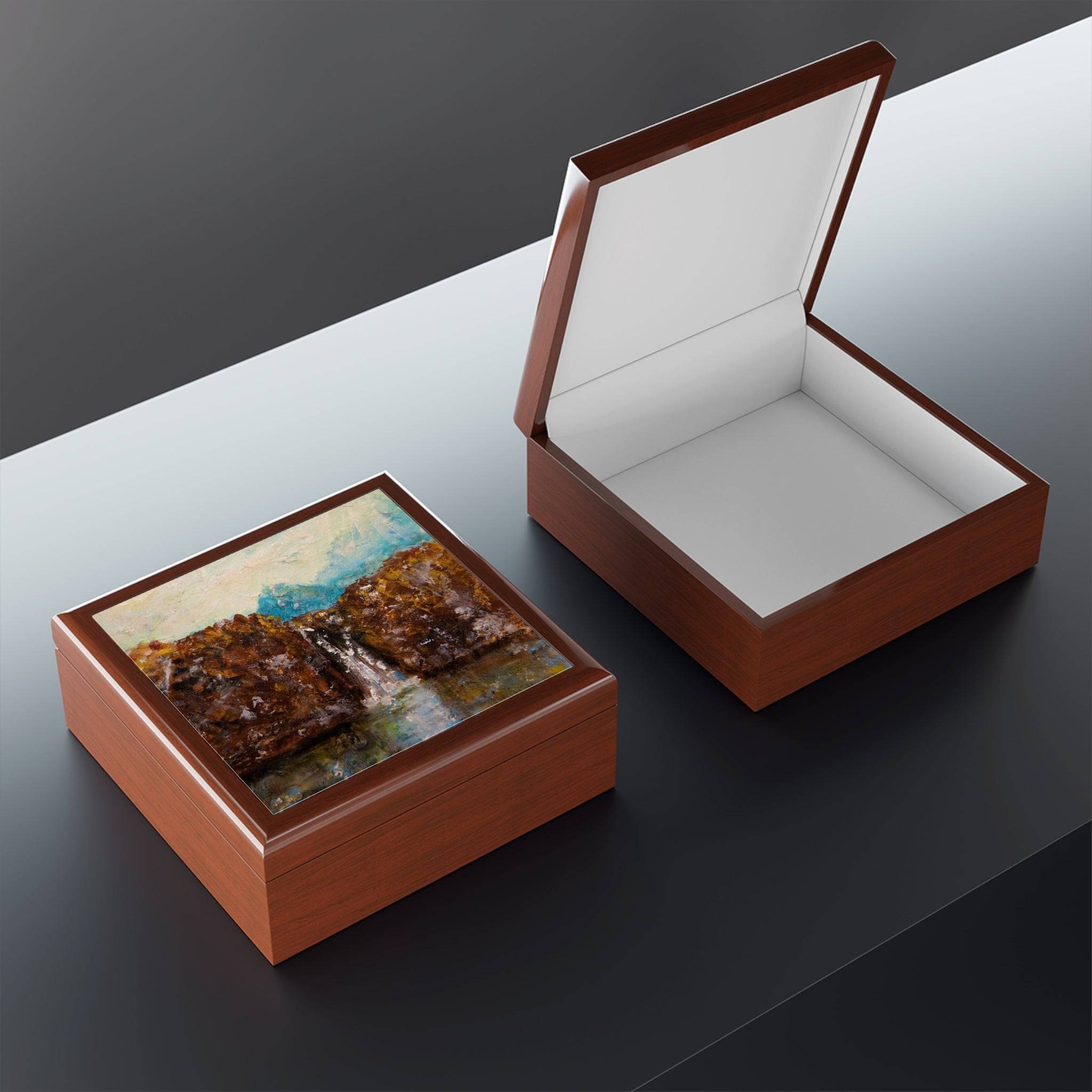 The Fairy Pools Skye | Art Jewelry Box | Scotland