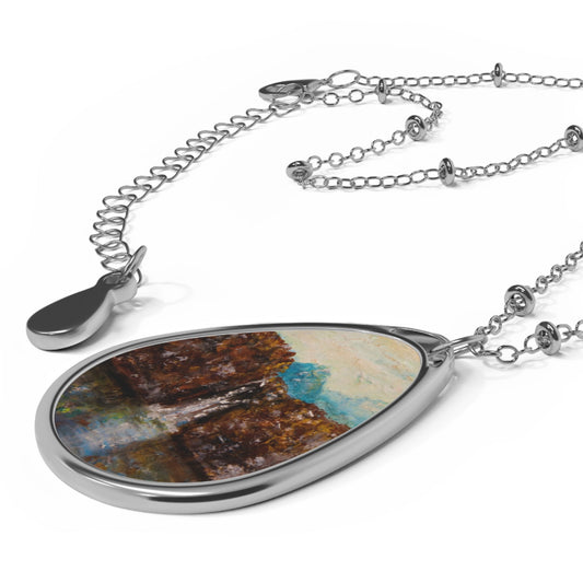 The Fairy Pools Skye Art Necklace | Scottish Art Gifts
