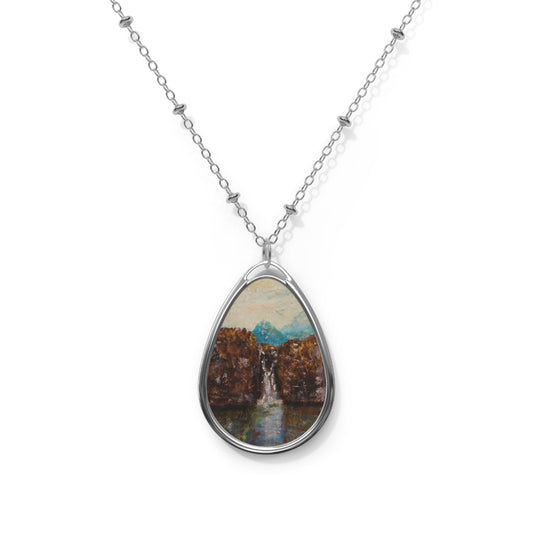 The Fairy Pools Skye Art Necklace | Scottish Art Gifts