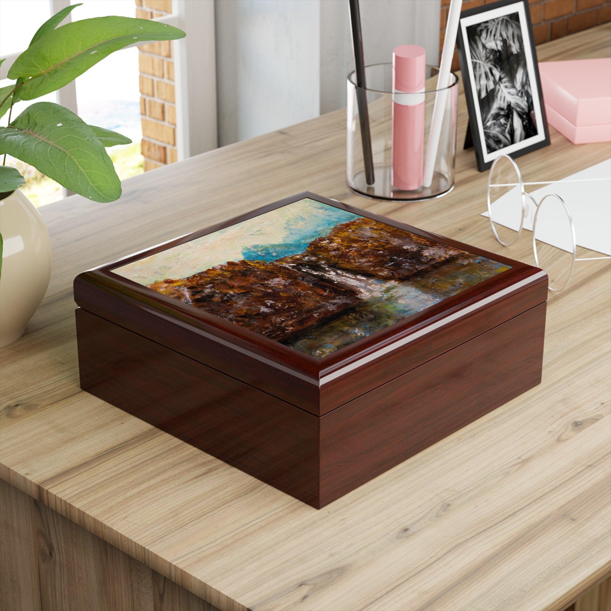 The Fairy Pools Skye Art Jewellery Box.