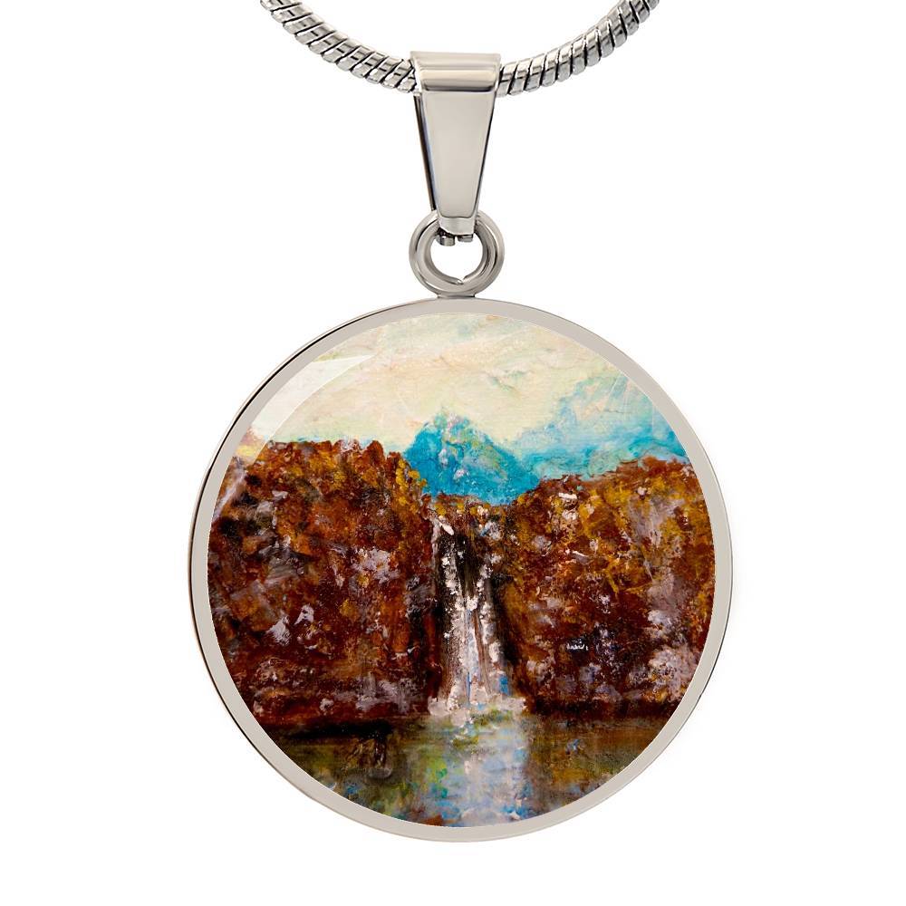 The Fairy Pools Skye | Scottish Art Jewellery | Luxury Necklace