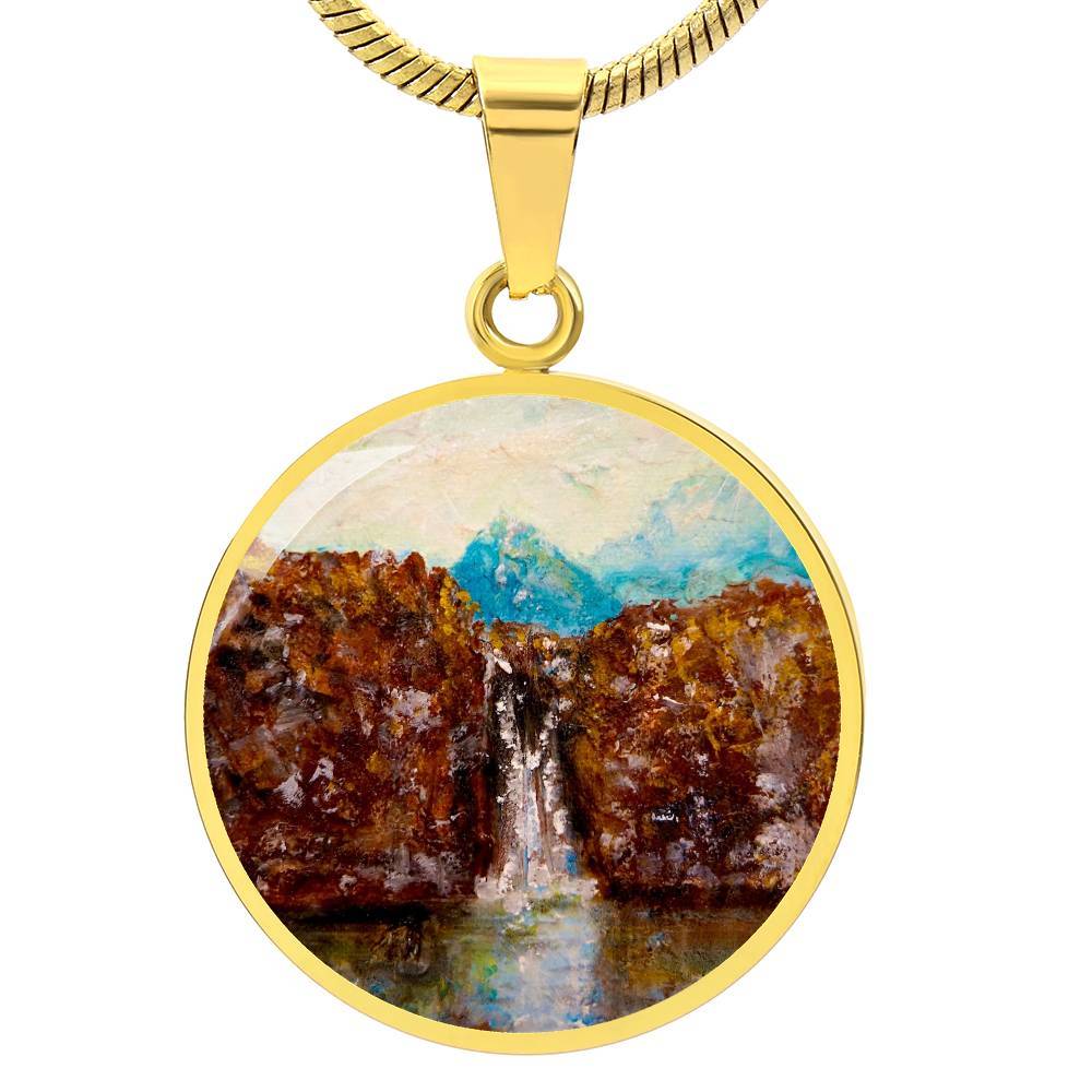 The Fairy Pools Skye | Scottish Art Jewelry | Luxury Designer Necklace