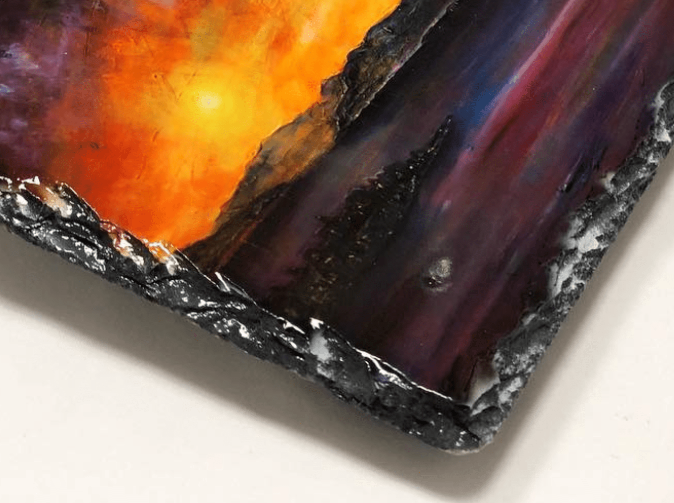 The Fairy Pools Skye Scottish Slate Art | Scottish Art Gifts