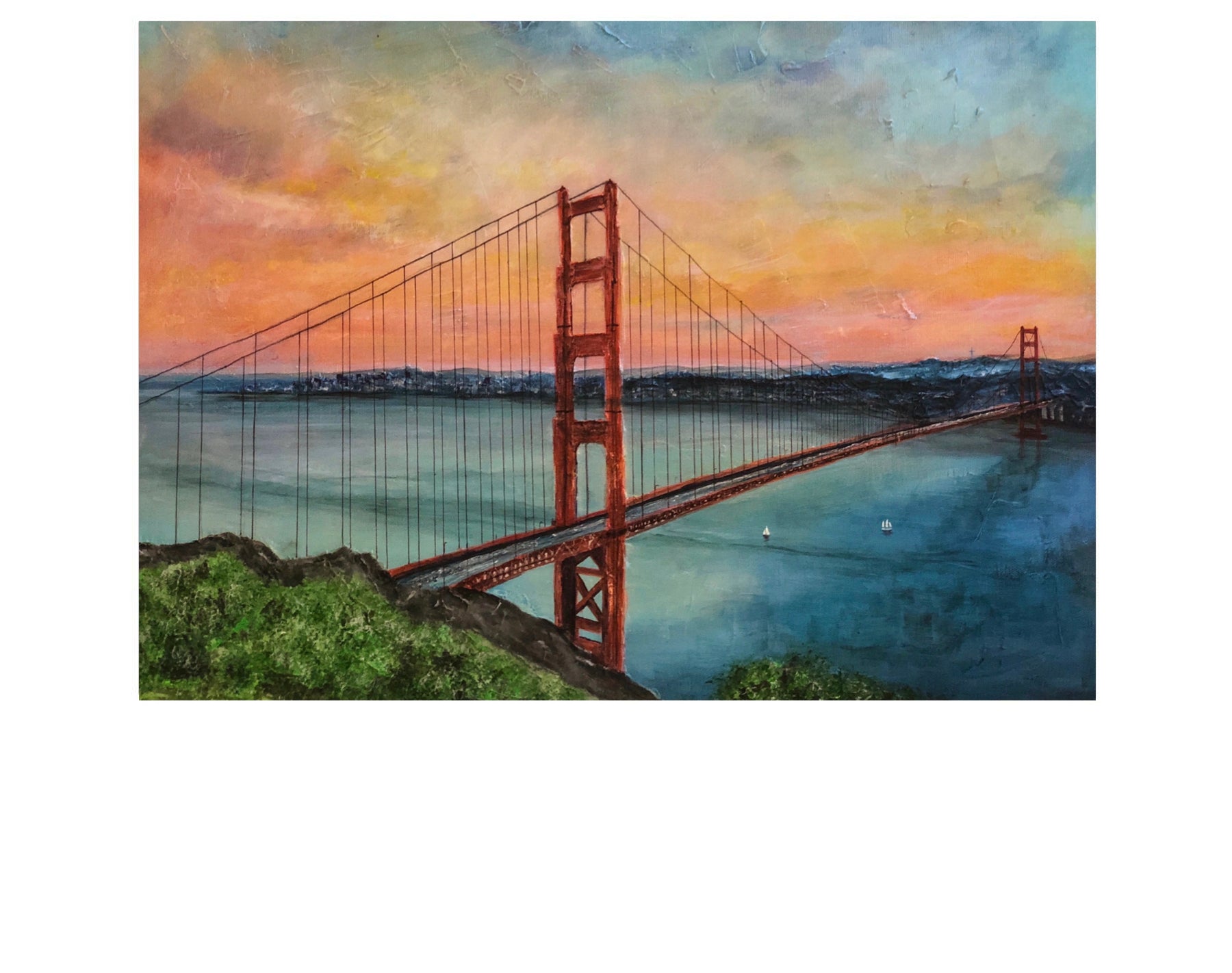 The Golden Gate Bridge Art Prints from my Rest Of The World Art Gallery Collection