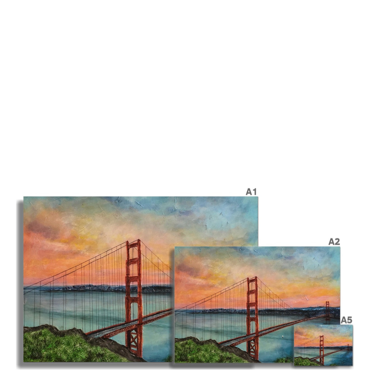 The Golden Gate Bridge Painting | Fine Art Prints From Scotland