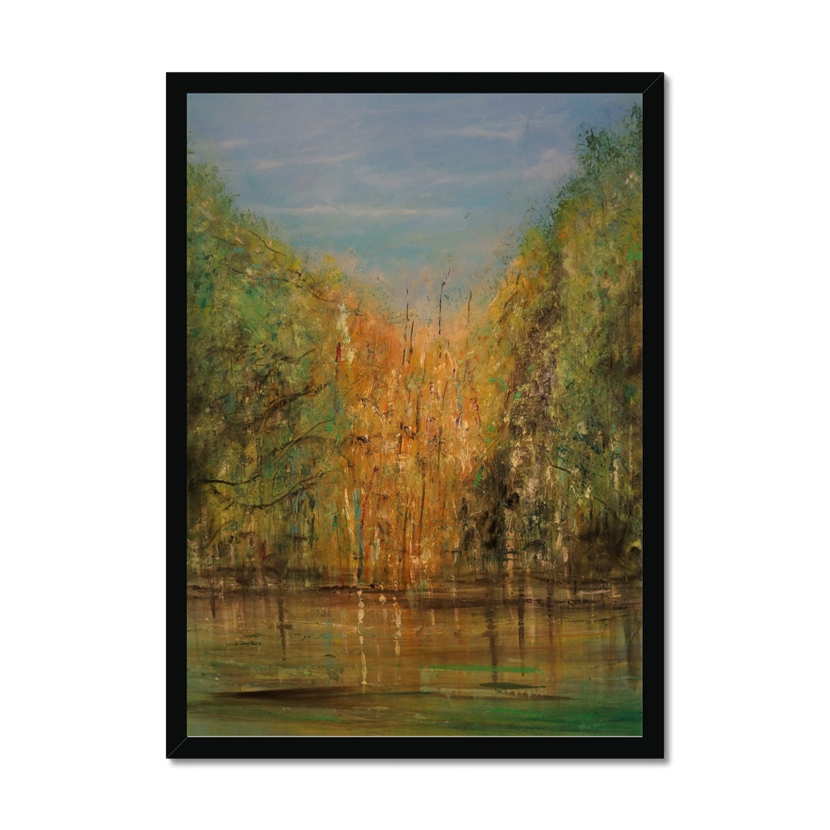 The Hidden Highland Lochan Painting | Framed Prints From Scotland