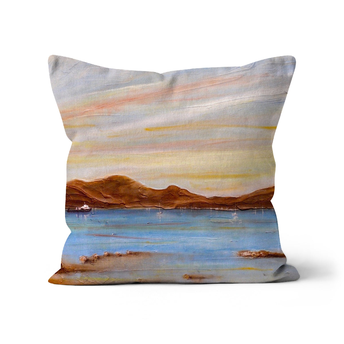 The Last Ferry To Dunoon Art Gifts Cushion