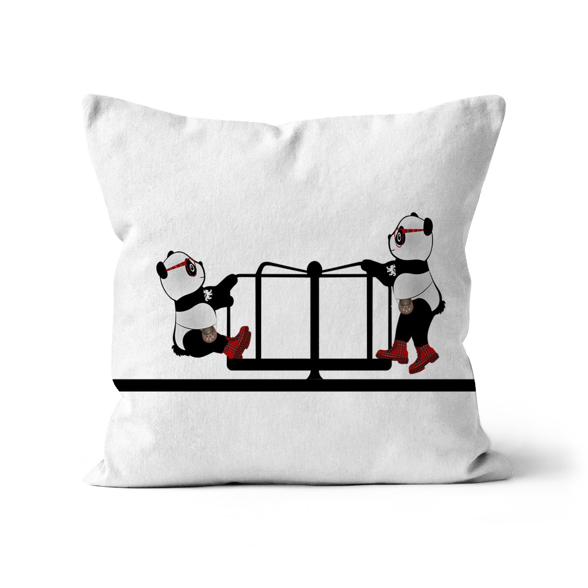 The Merry Go Round | Panda Disco | Graphic Art | Cushion