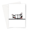 The Merry Go Round | Panda Disco | Graphic Art | Greeting Card